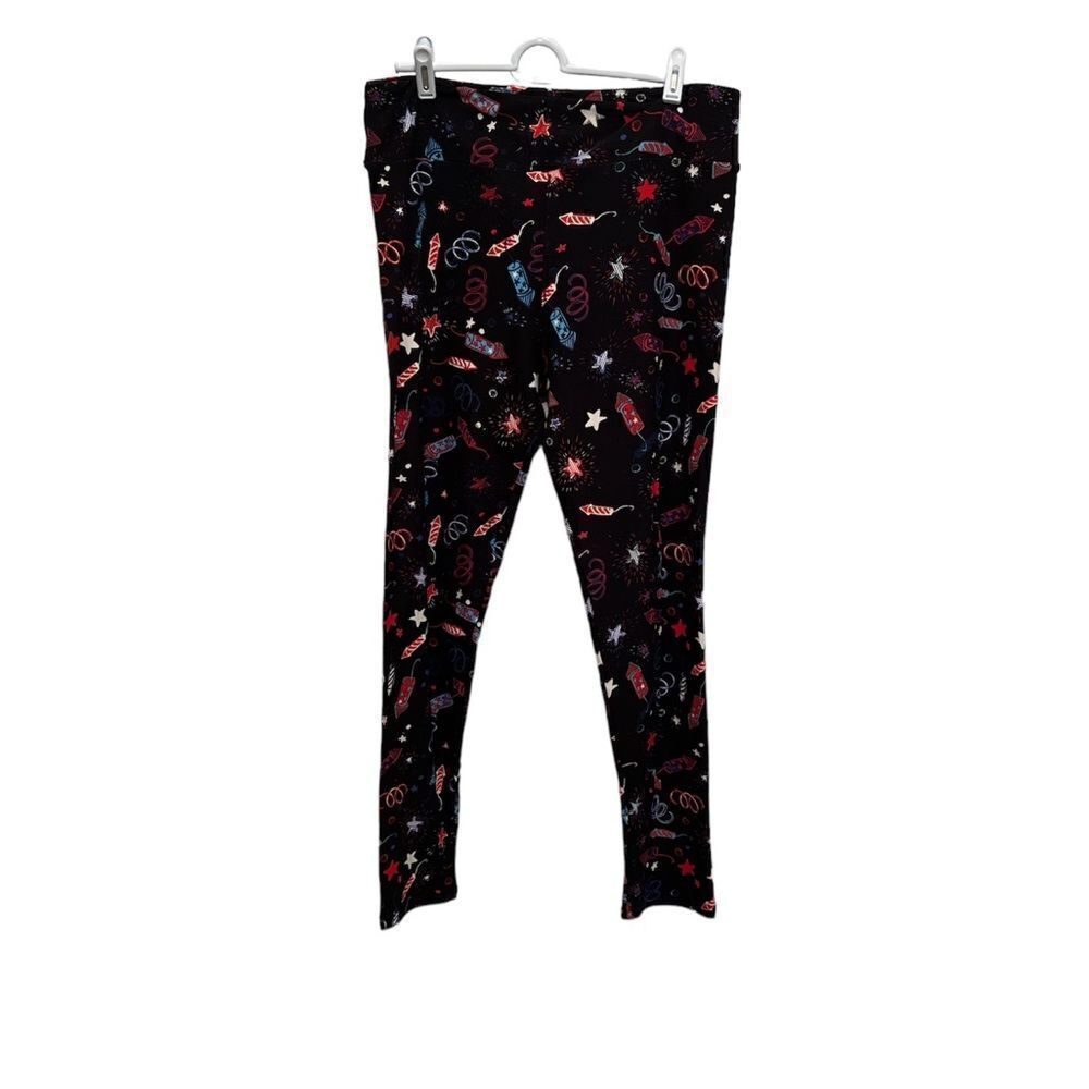 Ladies LulaRoe Tall & Curvy firework leggings.